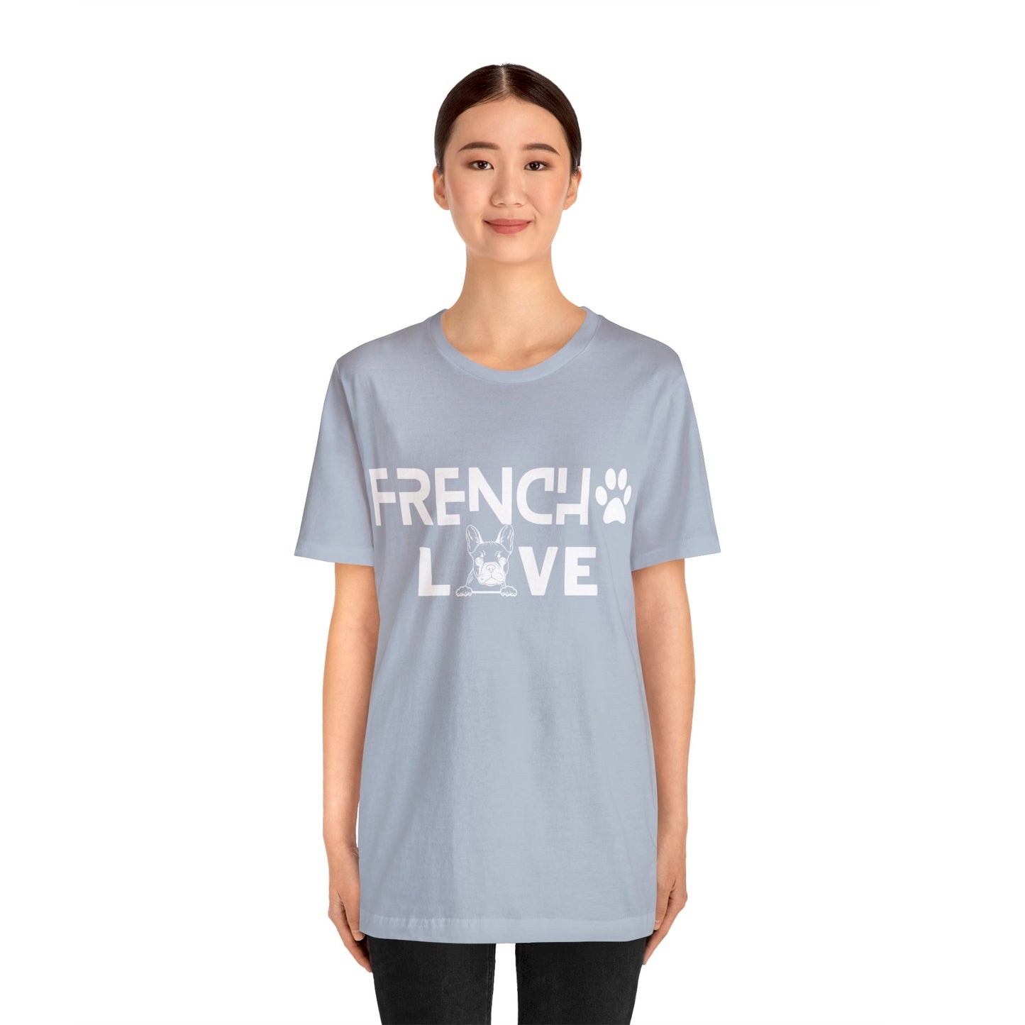 Frenchie Love Short Sleeve Tee Unisex