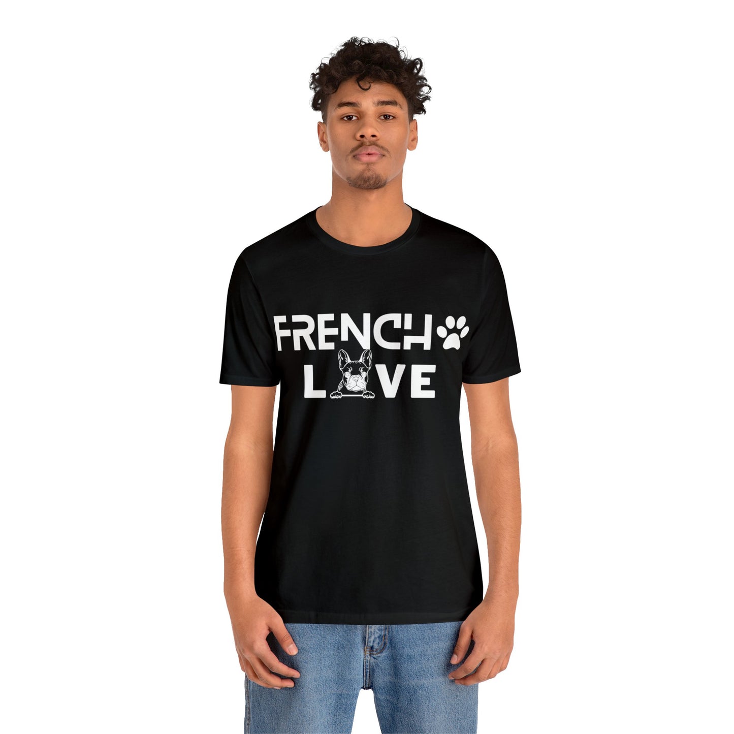 Frenchie Love Short Sleeve Tee Unisex